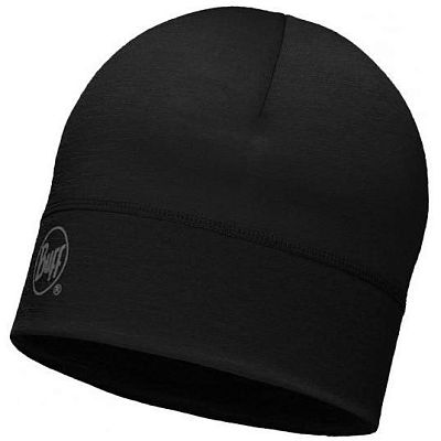Превью  Шапка лыжная BUFF LW Merino Wool Solid Black